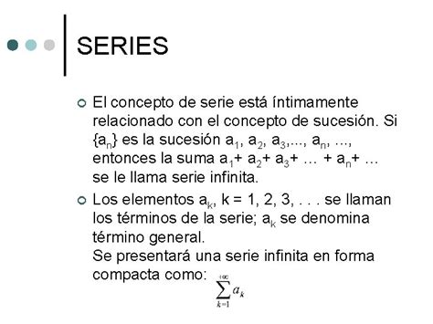 Unidad No 5 Series Y Criterios De Convergencia