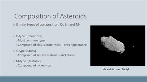 Chemical Composition Of Asteroids