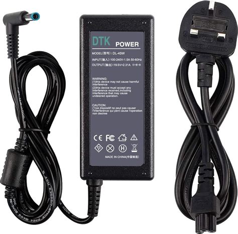 Dtk W Hp Laptop Charger V A Ac Power Adapter For Hp Notebook