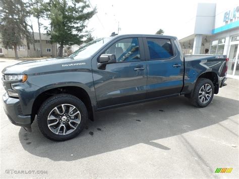 Shadow Gray Metallic 2019 Chevrolet Silverado 1500 Rst Crew Cab 4wd Exterior Photo 132713971