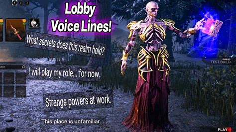 The Lich Lobby Voice Lines Youtube