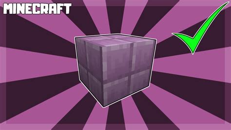 Minecraft How To Make Purpur Blocks Youtube