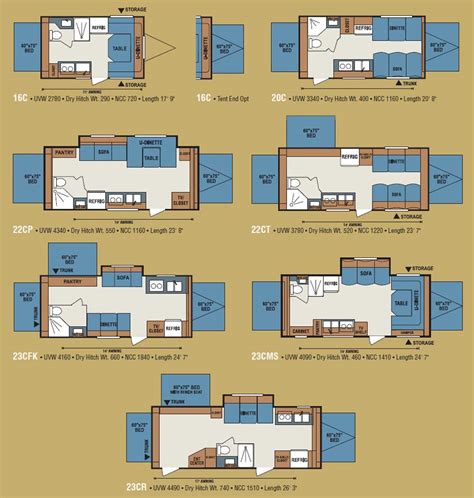 Hybrid Trailer Floor Plans - floorplans.click