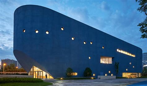 Open Architecture Combines Library And Theatre In Blue Whale Building