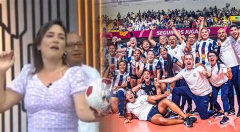 Periodista De Atv Le Tira Un Pelotazo A Campeona De Alianza Lima Mari