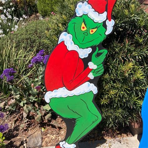 Grinch Stealing Christmas Lights Etsy