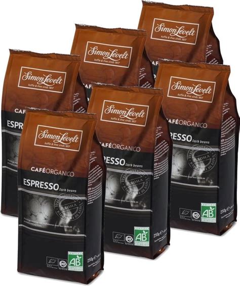 Simon L Velt Espresso Dark Roast Koffiebonen X Gram Bol