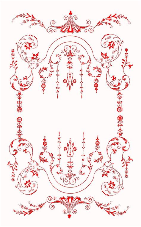 Image Result For Victorian Stencil Victorian Floral Border Border