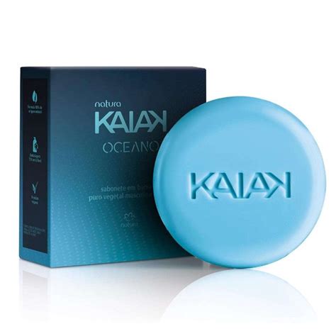 Natura Kaiak Oceano Sabonete Em Barra Puro Vegetal Masculino 90g