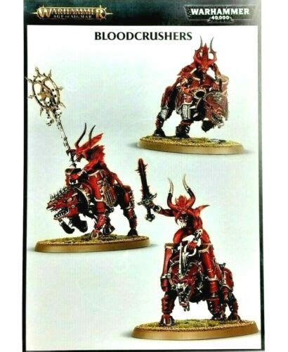 Bloodcrushers Of Khorne Warhammer K Age Of Sigmar Chaos Daemons Ebay