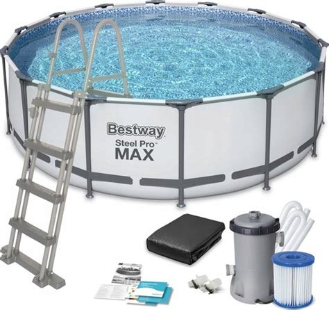 Bestway Steel Pro Max Opzetzwembad 457x122 Cm Complete Set Bol