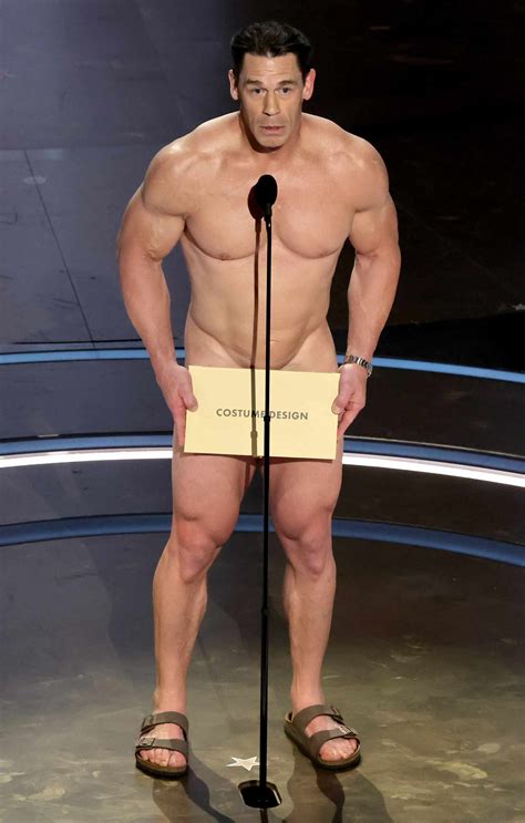 John Cena Is 99 Naked While Presenting Best Costume At 2024 Oscars