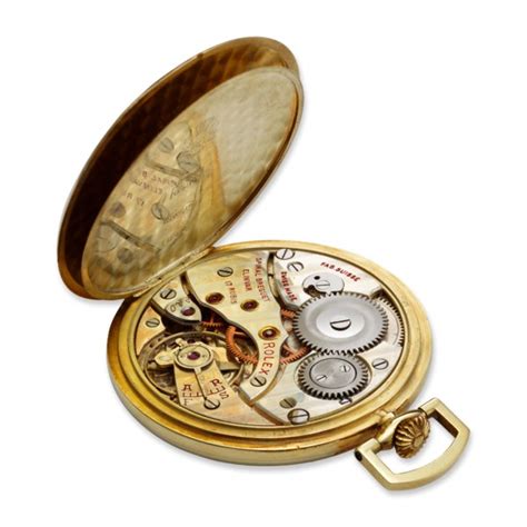 Rolex 14k Quarter Century Club Pocket Watch For Eaton And Pocket Knife