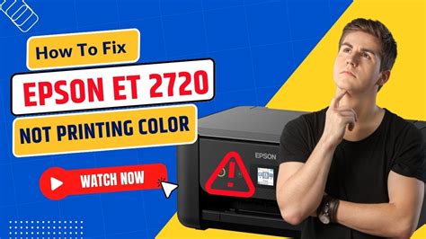 How To Fix Epson Et Not Printing Color Printer Tales Youtube