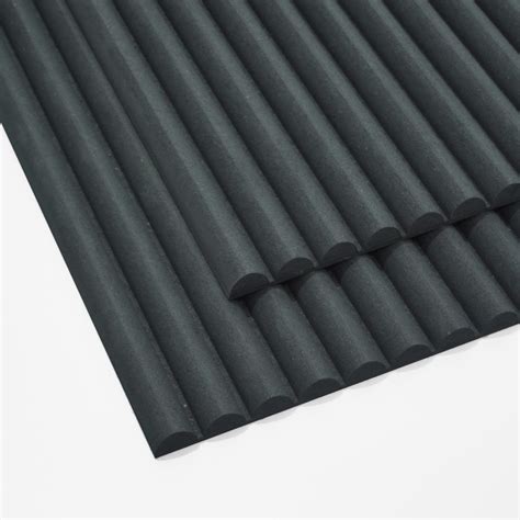 Black Dyed Mini Ribbed Mdf Panels Order Online Today