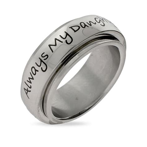 Customized engraved rings