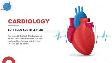 Editable Cardiology PPT Template - SlideModel