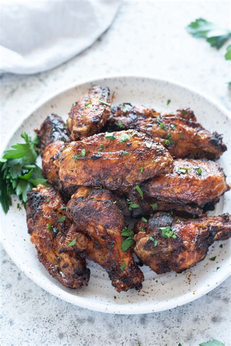 Crispy Air Fryer Chicken Wings Flavor The Moments