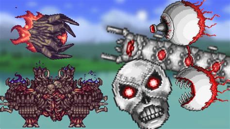 Terraria Mechanical Bosses Vs Calamitious Clone And Ravager Ll Smash