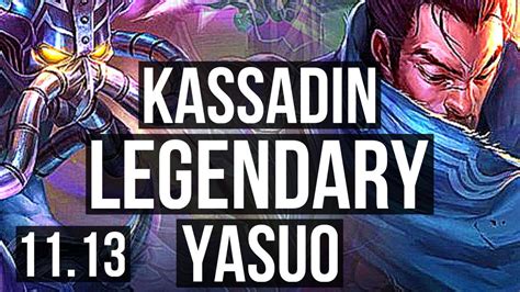 Kassadin Vs Yasuo Mid Quadra Winrate Legendary Br