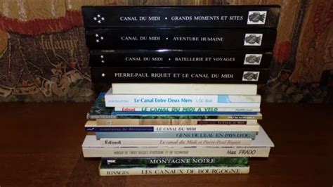 LOT DE LIVRES Sur Le Canal Du Midi Pierre Paul Riquet Bergasse