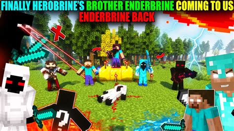 👿HEROBRINE FINALLY SPAWNED ENDERBRINE 😡 ENTITY303 IS IN VERY DANGER ...
