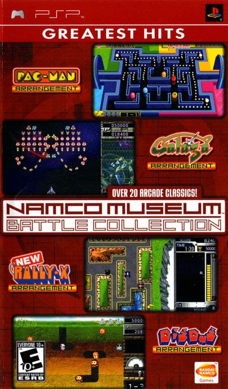 Namco Museum Battle Collection 2005 PSP Box Cover Art MobyGames