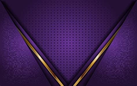 Premium Vector Luxury Purple Background With Line Gold