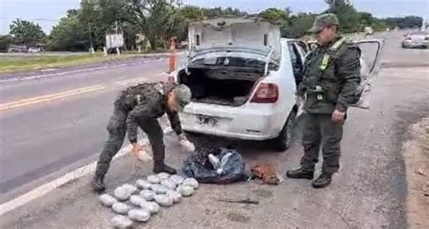 Corrientes Gendarmería secuestró droga en bolsa de residuos NORDESTE