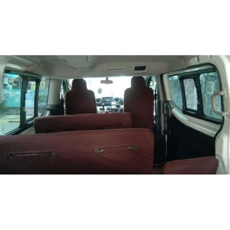 Nv350 Seat Cover 15 And 18 Seaters Corduroy Fabric Complete Set Shopee Philippines