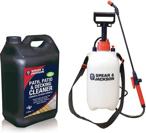 Spear And Jackson 5l Path And Patio Cleaner 5l Pressure Sprayer