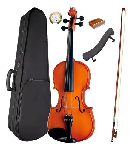 Violino Michael Vnm Completo Estojo Arco E Breu Cor Natural