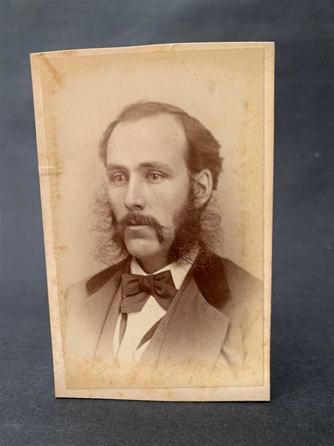 Antique Victorian Era Photograph Studio Portrait of a Gentleman With ...