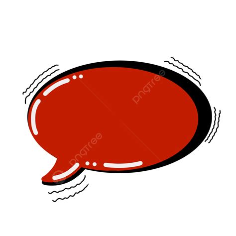 Red Comic Bubble Box Bubble Box Dialogue Box Dialog Box Png