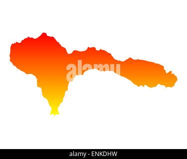 Map Of Sao Nicolau Stock Photo Alamy