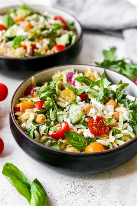 Easy Orzo Salad Two Peas And Their Pod