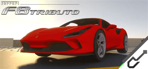 Ferrari F8 Tributo Minecraft Addon