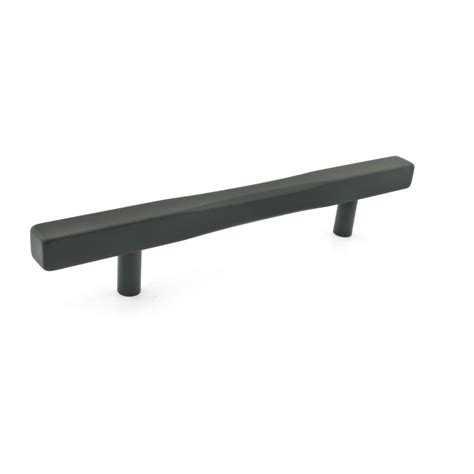 Richelieu 5 116 Inch 128 Mm Center To Center Matte Black Contemporary Cabinet Pull The Home