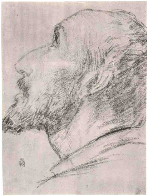 Head study of a St Francis of Assisi Bartolomé Esteban Perez Murillo