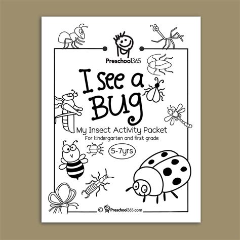 I See A Bug Science Activity Packet 14pages Worksheets Library