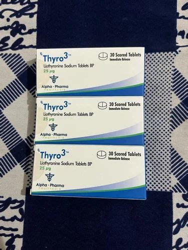 Thyro Mcg T Alpha Pharma At Rs Box Cytomel Tablets In New