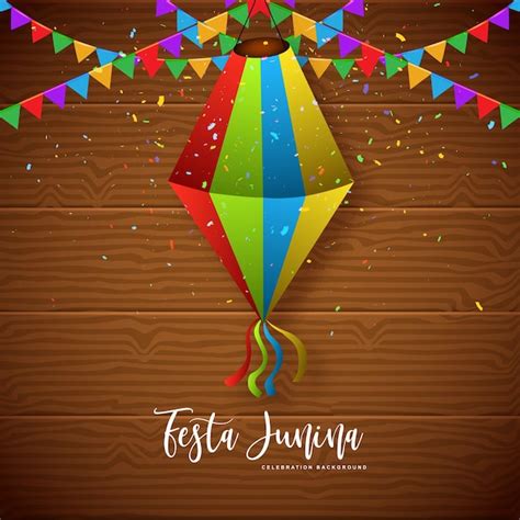 Festa Junina Festival Background With Confetti 2258905 Descubra O