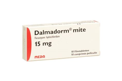 Dalmadorm Mite Filmtabl 15 Mg 10 Stk Auf Rezept Coop Vitality