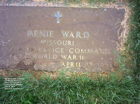 Renie Ward 1905 1953 Find A Grave Gedenkplek