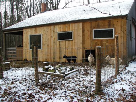 Our Small Farm In The Woods The Goat Barn