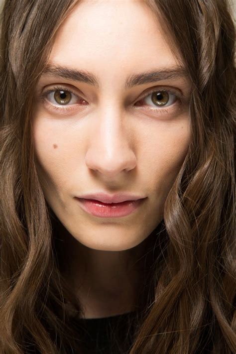 Fendi Fall Ready To Wear Fashion Show Beauty Minimal Makeup Look