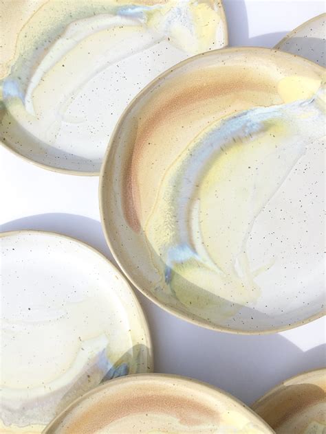 Dinner Plate Handmade Ceramics Plates Stoneware Tableset Etsy