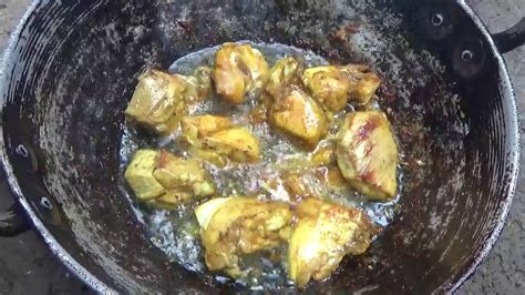 Bangladesh Village Cooking Chicken Curry And Rice Authentic Deshi Murgi