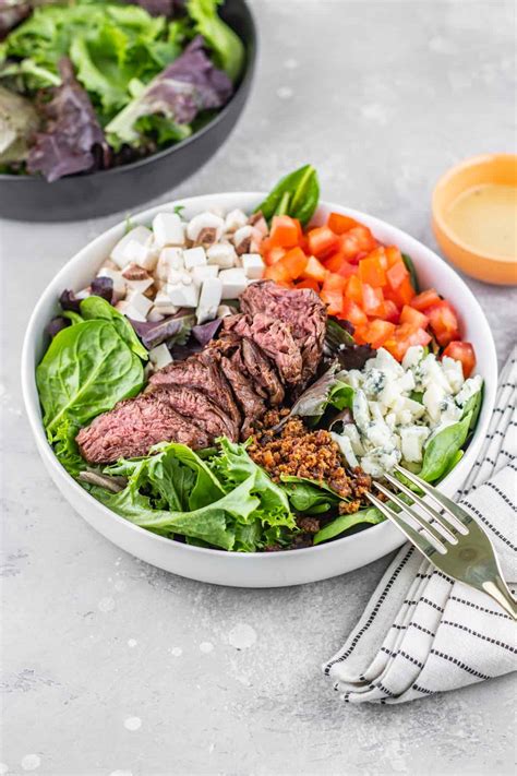 Steak Cobb Salad With Truffle Dressing The Foodie Kitchn