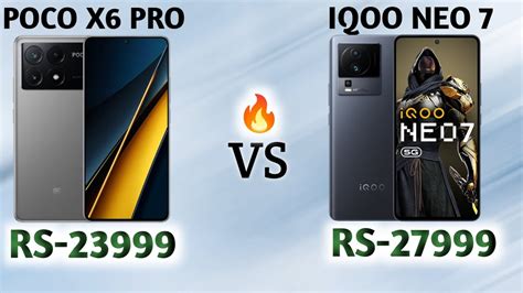 Poco X6 Pro Vs Iqoo Neo 7 Ll 🔥 Ll Full Details Ll Which One Is Best Ll